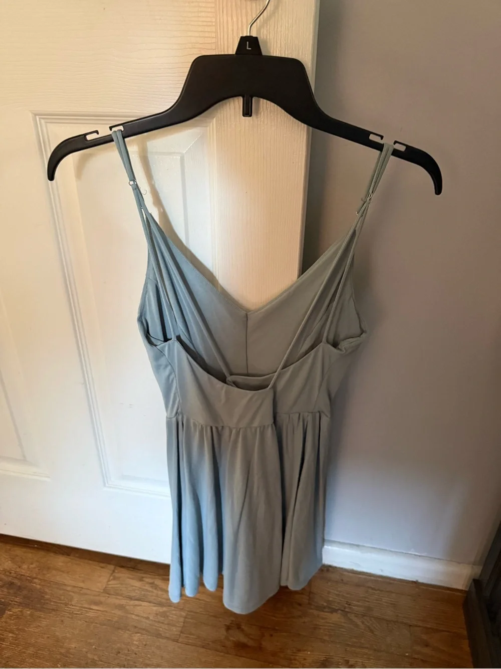Love Tree Pale Blue Spaghetti Strap Romper